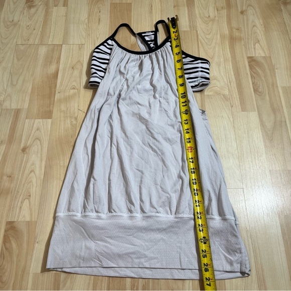 Lululemon No Limits Tank Top Women S Beige Gordcore Built In Sport Bra Atheisure - Picture 3 of 4